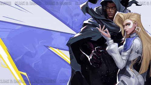 New Full body look of the new Cloak & Dagger - Abyssal Flame skin