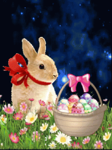 Gif coup de coeur  - Page 3 Happy-easter-easter-bunny