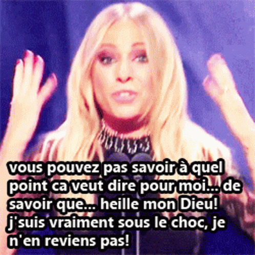 Marie Mai, Marie Mai News, omg, Omg Omg Omg, Oh My God, Mon Dieu, Sous Le Choc, shocked, Je Nen Reviens Pas