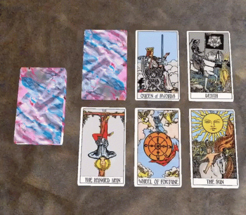 fortune, teller, tarot, cards, card, Flipping Cards