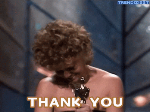 Thank You, Take A Bow, oscars, Sally Field, Academy Award, thankful, trendizisst