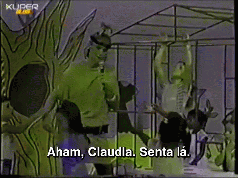 Resultado de imagem para senta lá claudia gif