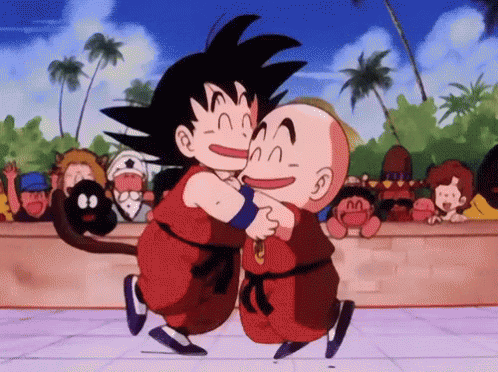 goku e kuririn melhor amizade ❤️