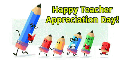 Happy Teacher Appreciation Day GIF - TeacherAppreciation Pencils