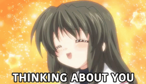 Thinking About You GIF - ThinkingAboutYou Anime - Discover & Share GIFs