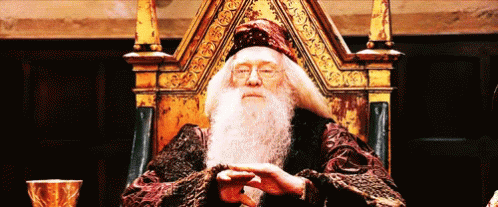 Resultado de imagem para gif de dumbledore funny