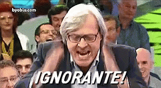 Margherita... LEVATI che se avessi dato voce in capitolo a Mariangela a quest'ora non mandavi tutti al test.
ignorante