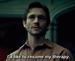 Image result for hannibal therapy gif