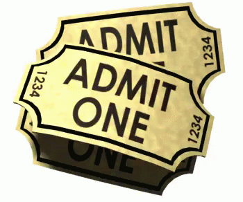 Admit One GIF - Ticket - Discover & Share GIFs