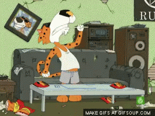 Image result for chester cheeto family guy gif