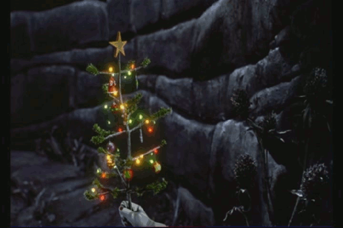 Fire Christmas Tree GIF - Holidayclassics Thenightmarebeforechristmas