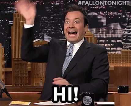 Hello GIF - Hello Hi Jimmyfallon - Discover & Share GIFs