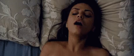 Mila Kunis enjoying oral