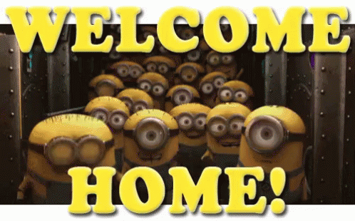 Image result for welcome home gif