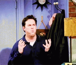 Image result for chandler face palm