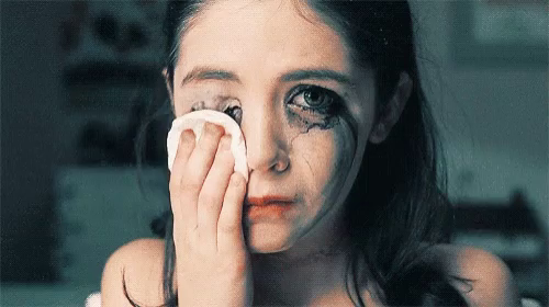 https://tenor.com/view/smeared-makeup-orphan-gif-10616428 ![