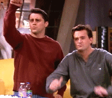Me at every reference about friends;