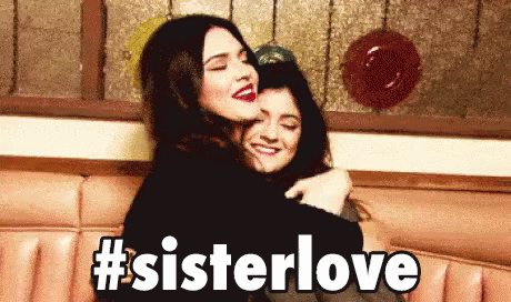 Image result for sisterly love gif