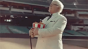 Image result for colonel sanders gif