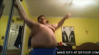 Dancing Fat Guy Gif 86