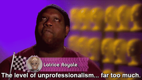 That was the messiest lip sync ever
