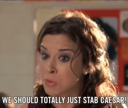 The best episode of The entire show (also the most sad and beautiful one)
Die Caeasar!