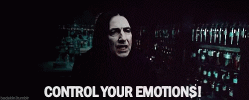 control your emotions