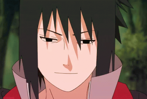 Sasuke Smile GIF - Sasuke Smile Shippuden - Discover & Share GIFs