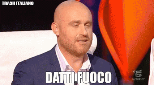 I pensieri di Loredana mentre Gloria parla del suo piatto: