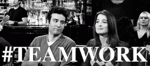 Teamwork GIF - Team Himym Ted - Discover & Share GIFs