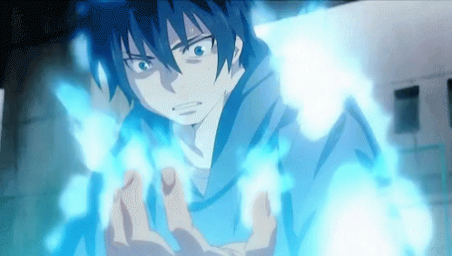 Rin Blue GIF - Rin Blue Exorcist - Discover & Share GIFs