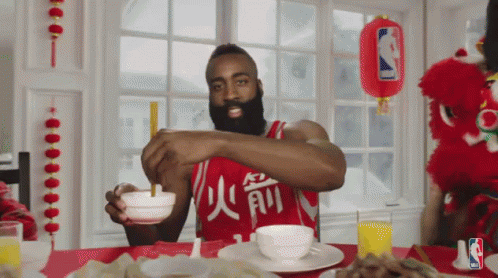 Family Dinner GIF - Chinesenewyear Jamesharden Jeremylin ...