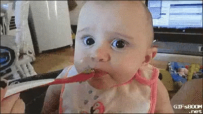 baby food c Bebe GIF Discover & Bebe Comiendo GIFs Comiendo     Share