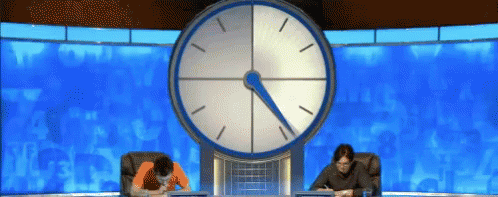 counting down the minutes gif