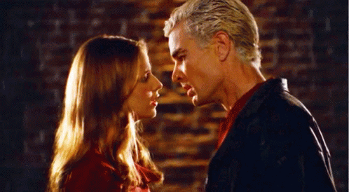 Image result for spike and buffy kiss