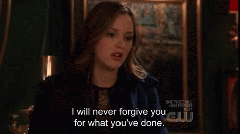 Image result for i will never forgive you gif