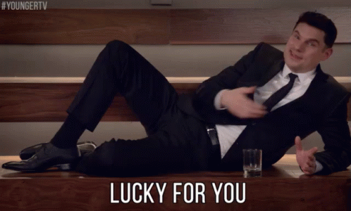 LUCKY FOR YOU GIF - YoungerTV Younger TVLand GIFs