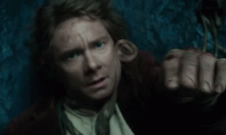 i like half of you bilbo quote gif
