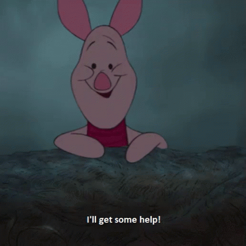 Oh Dear... GIF - Piglet Winniethepoo Ohdear - Discover & Share GIFs