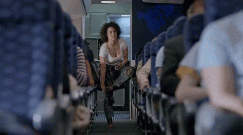 Image result for broad city on plane gif