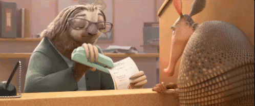 Slow Day At Work GIF - Zootopia Zootopiagifs Sloths - Discover & Share GIFs