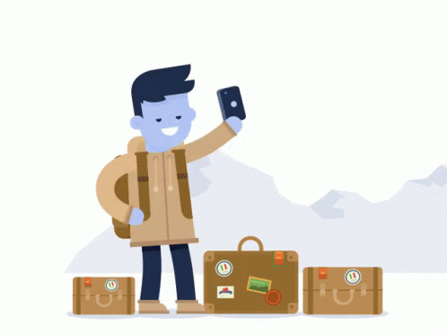 Camera Travel GIF - Camera Travel Selfie - Discover & Share GIFs
