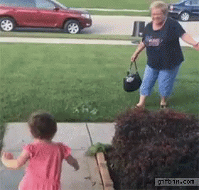 Rejected GIF - Jealous Hug Grandparents - Discover & Share GIFs