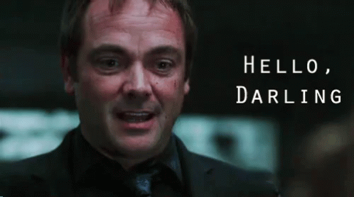 Картинки по запросу supernatural hello darling gif