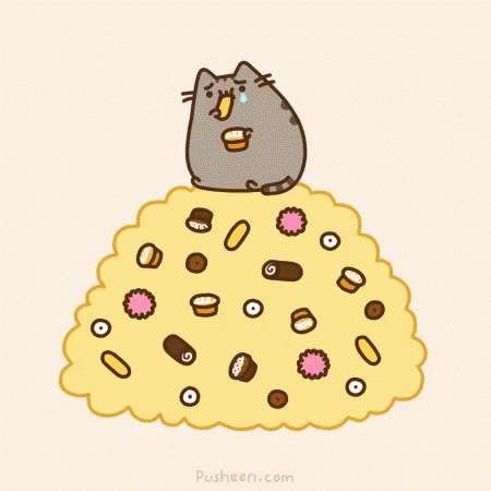 Image result for happy birthday pusheen gif