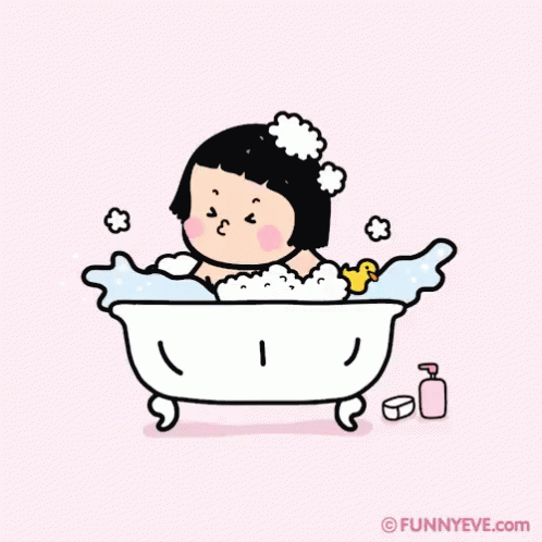 Bath Cartoon Gif