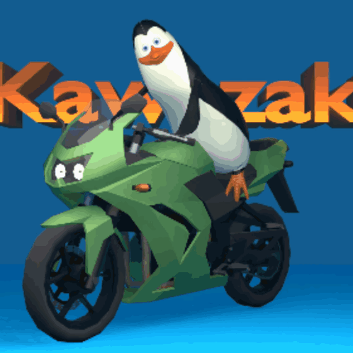 kawasaki, los pinguinos me la van a mascar